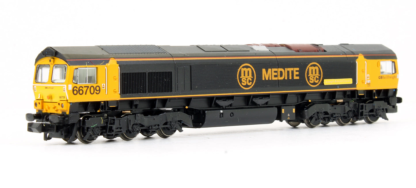 Pre-Owned Class 66709 Medite GB Railfreight 'Joseph Arnold Davies' Diesel Locomotive