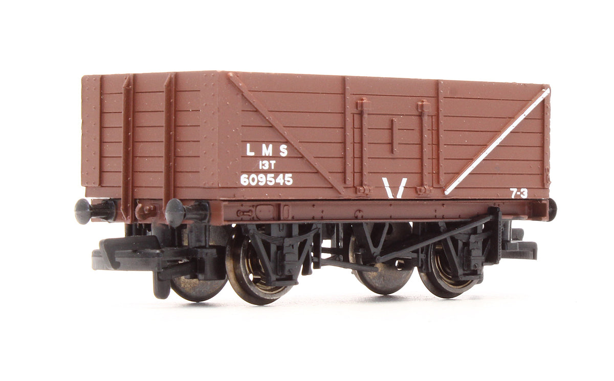 Pre-Owned 7 Plank Wagon LMS Oxide '609545'