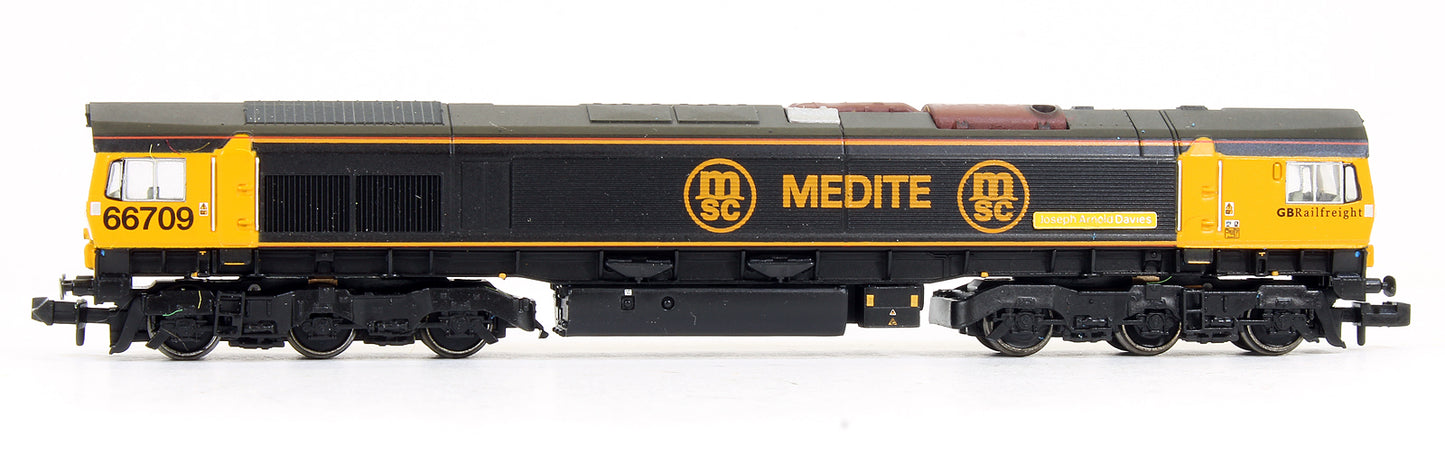 Pre-Owned Class 66709 Medite GB Railfreight 'Joseph Arnold Davies' Diesel Locomotive