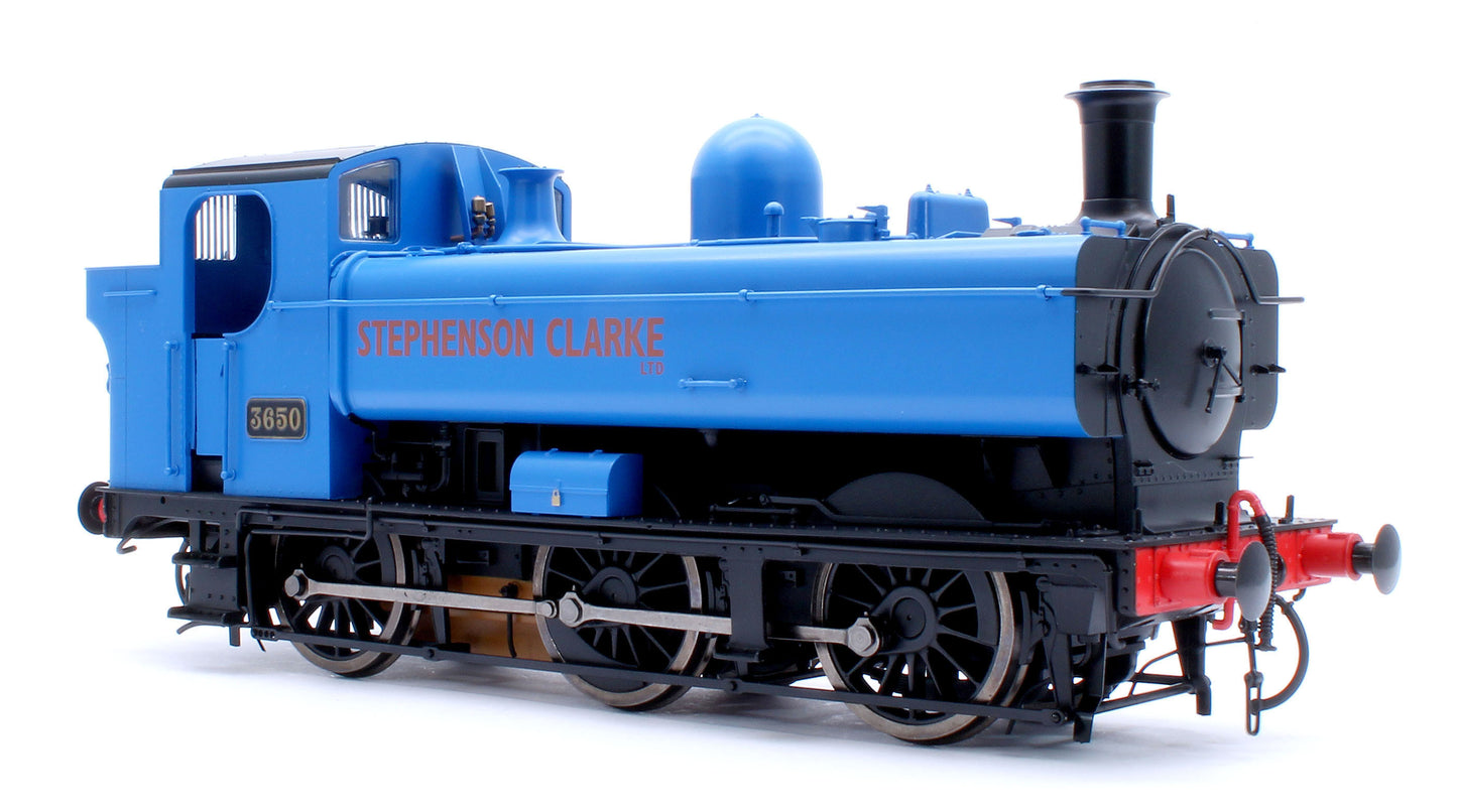 Class 87xx Pannier Stephenson Clarke Blue 3650 - Steam Tank Locomotive - DCC Fitted