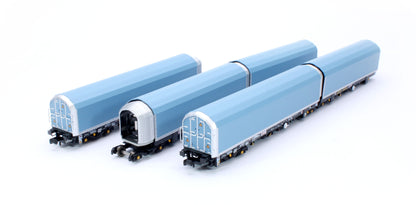 N/2mm 5-car Arbel WIA car carrier with RfD squadron branding. Wagon number 85 70 4971 022-4