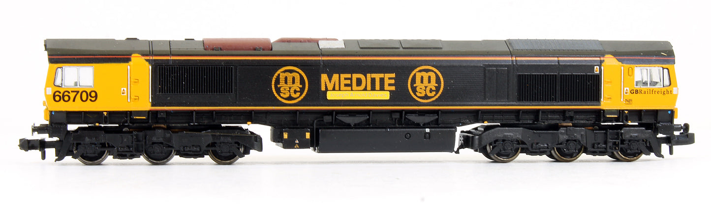 Pre-Owned Class 66709 Medite GB Railfreight 'Joseph Arnold Davies' Diesel Locomotive