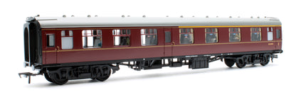 BR Mk1 CK Composite Corridor BR Maroon SC16192 - Fitted Passengers