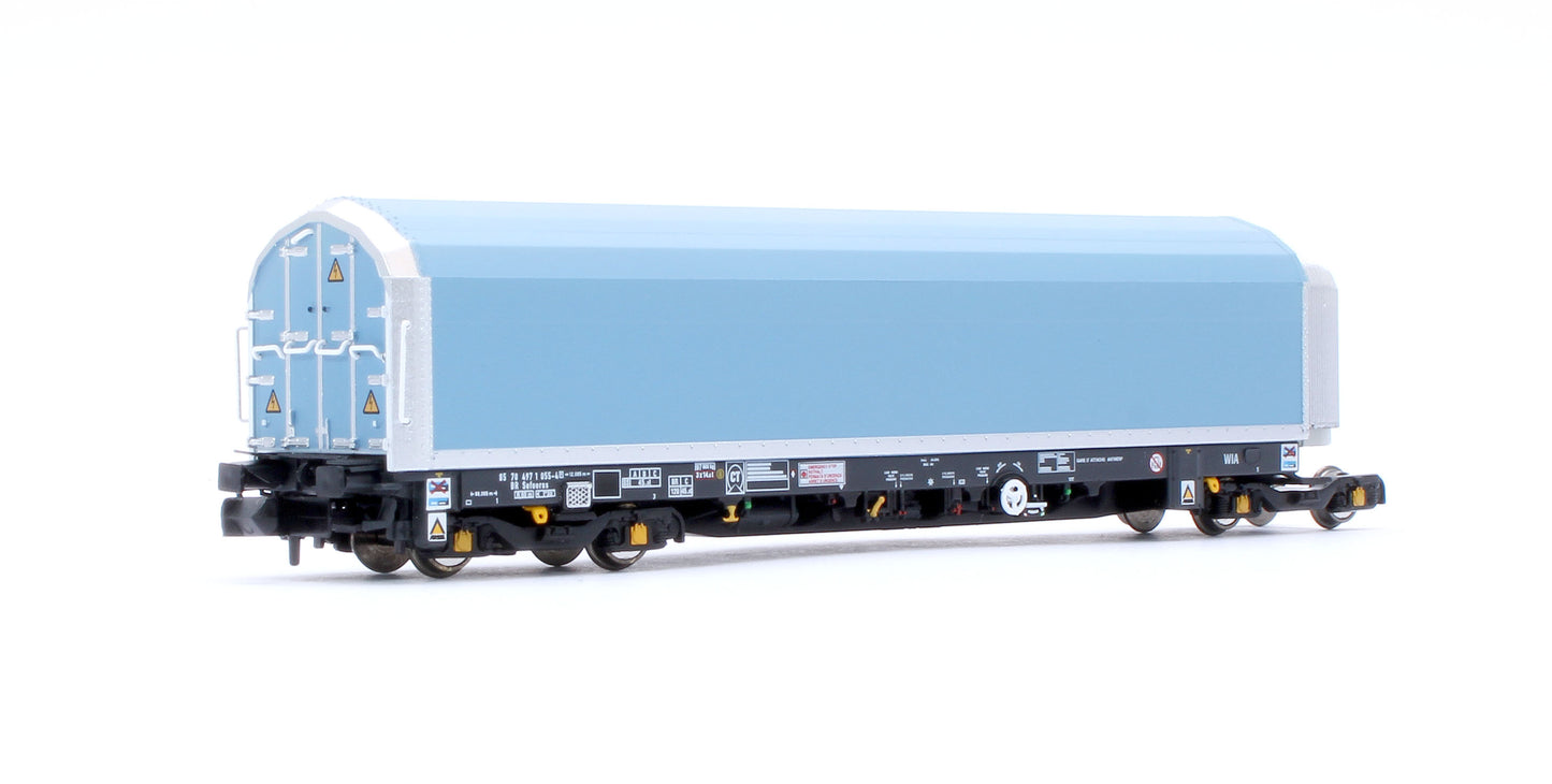 N/2mm 5-car Arbel WIA car carrier with RfD squadron branding. Wagon number 85 70 4971 055-4