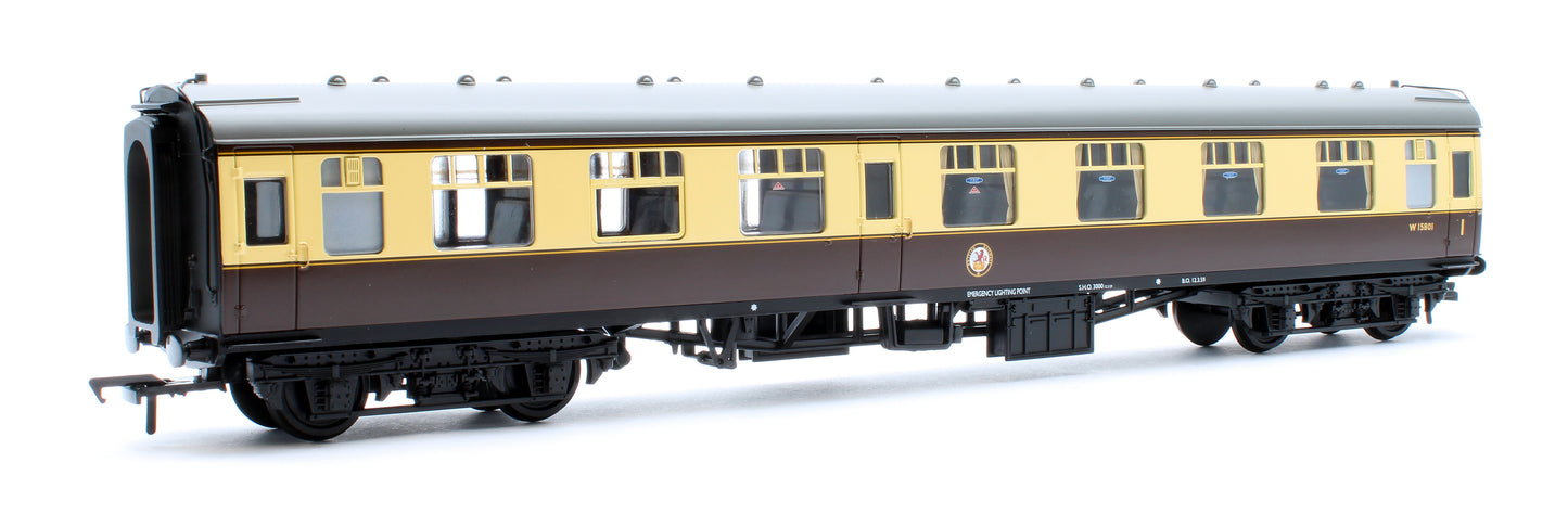 BR Mk1 CK Composite Corridor BR (WR) Chocolate & Cream W15801