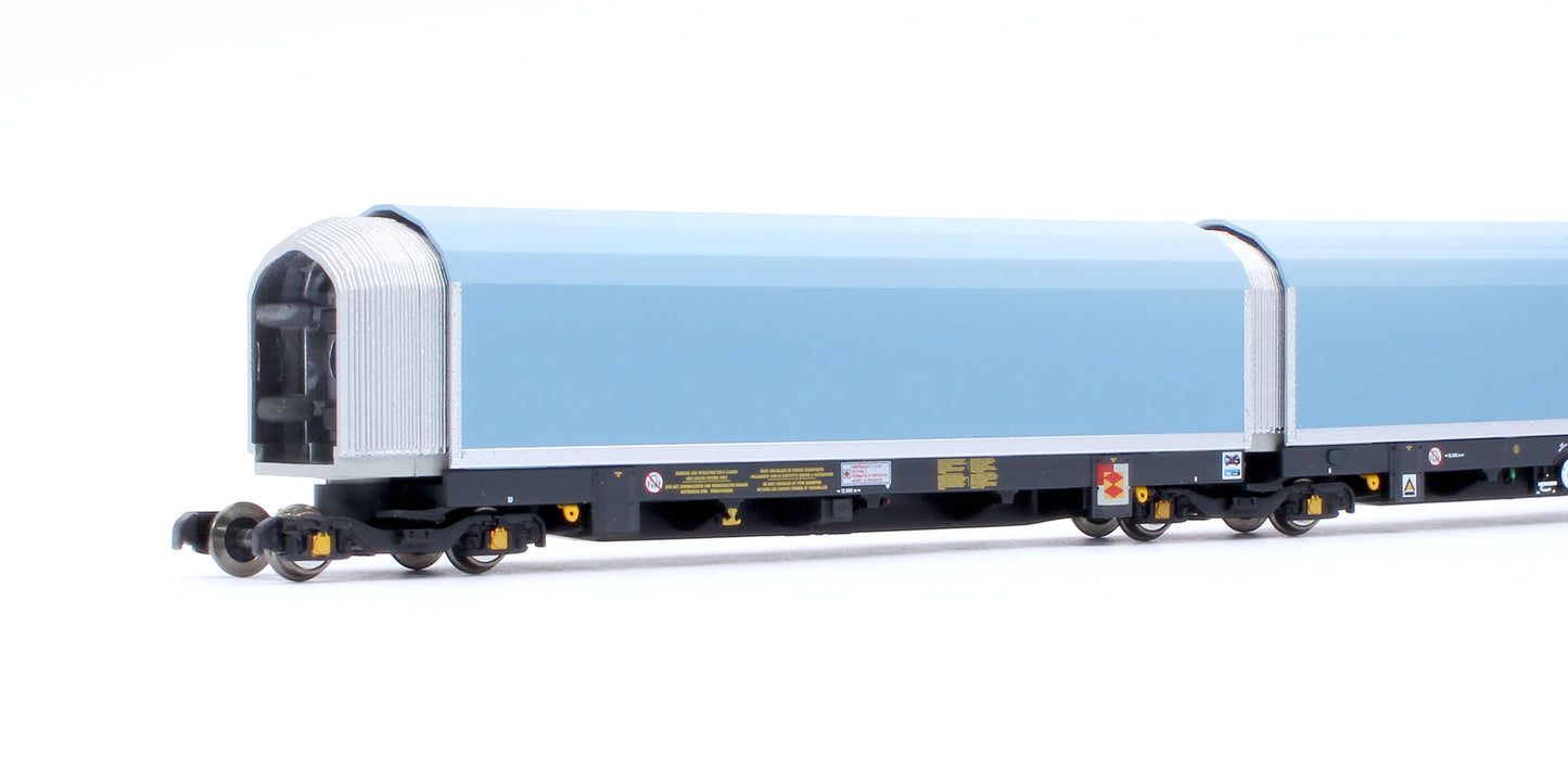 N/2mm 5-car Arbel WIA car carrier with RfD squadron branding. Wagon number 85 70 4971 055-4