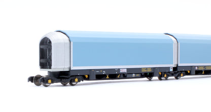 N/2mm 5-car Arbel WIA car carrier with RfD squadron branding. Wagon number 85 70 4971 055-4