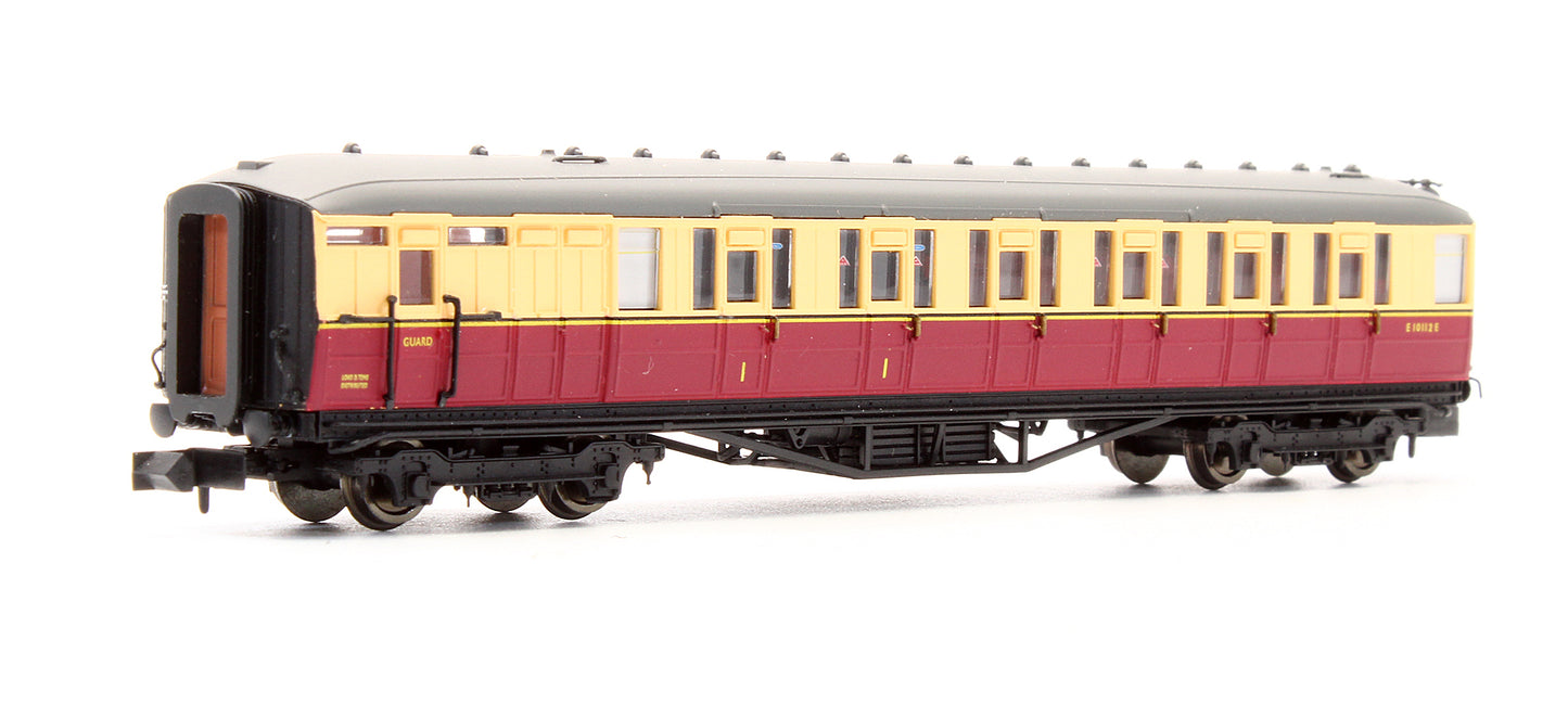 Pre-Owned NC-061D BR Crimson & Cream Gresley Brake Coach 'E10112E'