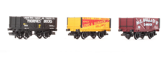 Pre-Owned Set Of 3 Coal Trader Classics (London) Open Wagons
