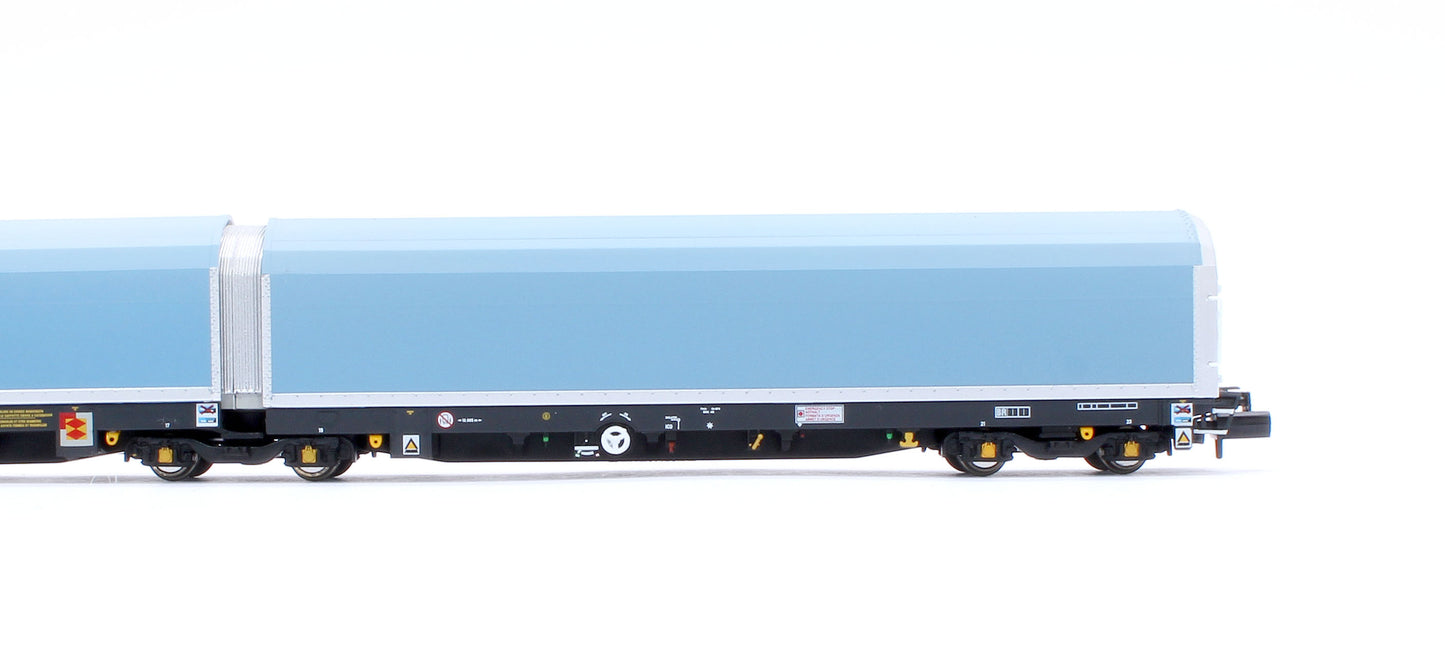 N/2mm 5-car Arbel WIA car carrier with RfD squadron branding. Wagon number 85 70 4971 055-4