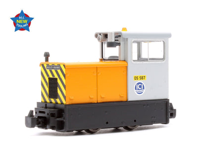 Pre-Owned Baguley-Drewry 70hp Diesel 05 587 ICI Orange & Grey Diesel Locomotive