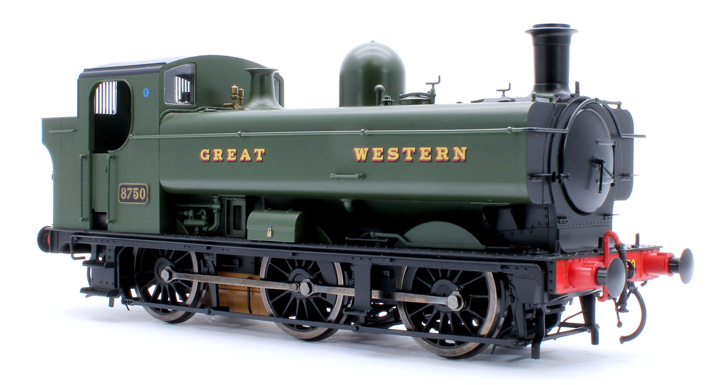 Class 87xx Pannier 'Great Western' Green  8750 - Steam Tank Locomotive - Sound Fitted