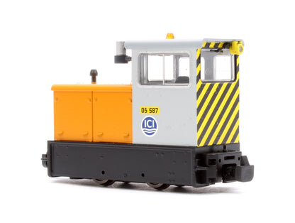 Pre-Owned Baguley-Drewry 70hp Diesel 05 587 ICI Orange & Grey Diesel Locomotive