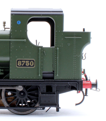 Class 87xx Pannier 'Great Western' Green  8750 - Steam Tank Locomotive - DCC Fitted