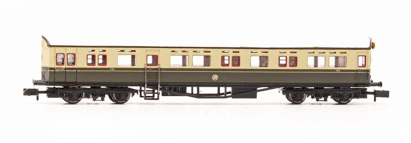 Pre-Owned 2P-004-010 Autocoach GWR Shirtbutton Chocolate & Cream '196'