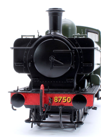Class 87xx Pannier 'Great Western' Green  8750 - Steam Tank Locomotive - DCC Fitted