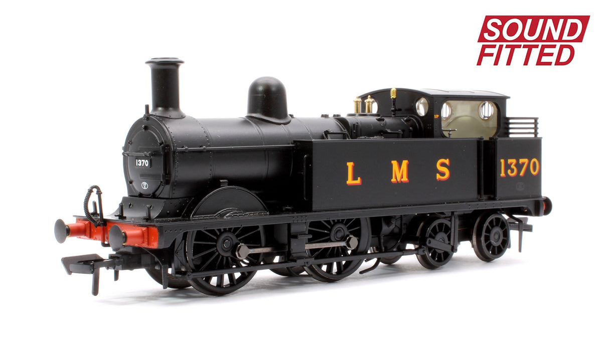 Pre-Owned 31-741ASF MR 1532 (1P) Tank 1370 LMS Black Steam Locomotive - DCC Sound