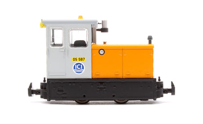 Pre-Owned Baguley-Drewry 70hp Diesel 05 587 ICI Orange & Grey Diesel Locomotive