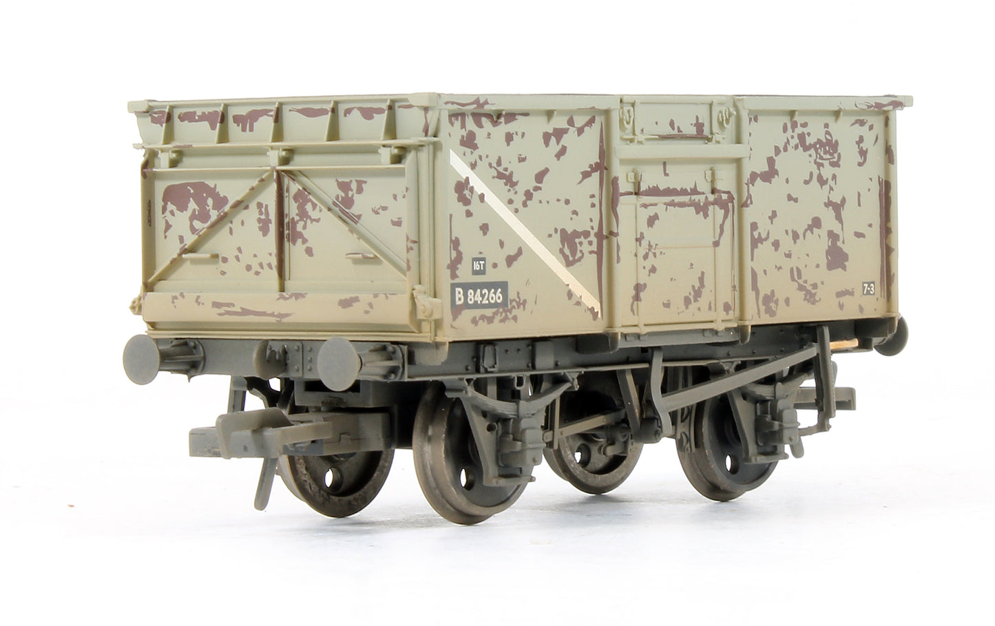 Pre-Owned Set Of 3 BR Grey 16T Mineral Wagons With Loads (Weathered)