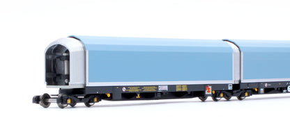 N/2mm 5-car Arbel WIA car carrier with RfD squadron and ACE branding. Wagon number 85 70 4971 000-0