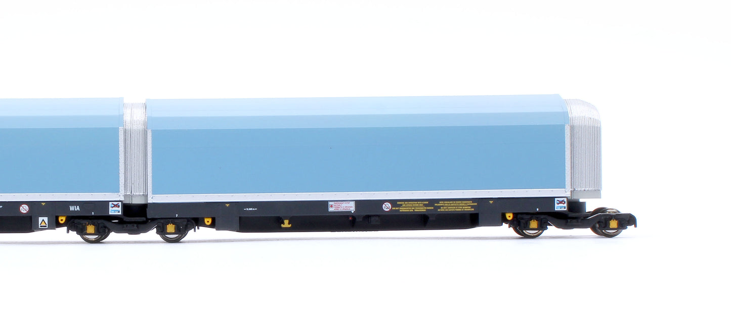 N/2mm 5-car Arbel WIA car carrier with RfD squadron and ACE branding. Wagon number 85 70 4971 000-0