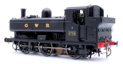 Class 87xx Pannier GWR Black 3738 - Steam Tank Locomotive - DCC Fitted
