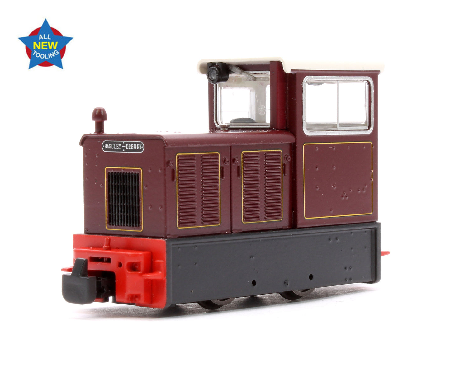 Baguley-Drewry 70hp Diesel Lined Crimson Diesel Locomotive