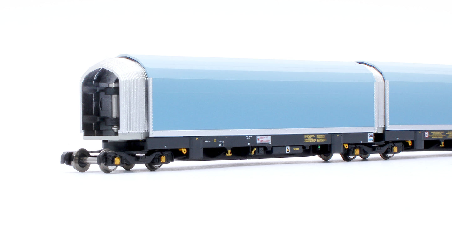 N/2mm 5-car Arbel WIA car carrier with RfD squadron and ACE branding. Wagon number 85 70 4971 000-0