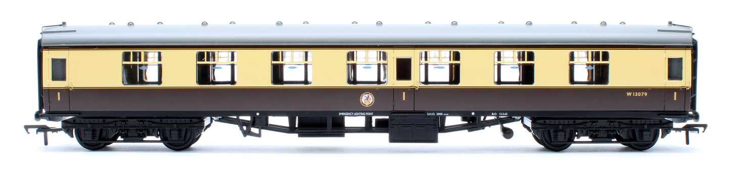 BR Mk1 FK First Corridor BR (WR) Chocolate & Cream W13079