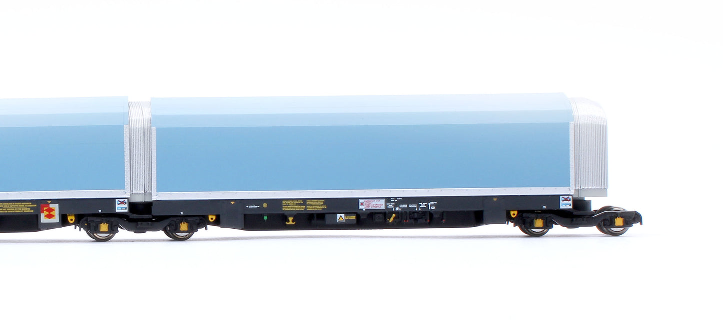 N/2mm 5-car Arbel WIA car carrier with RfD squadron and ACE branding. Wagon number 85 70 4971 000-0