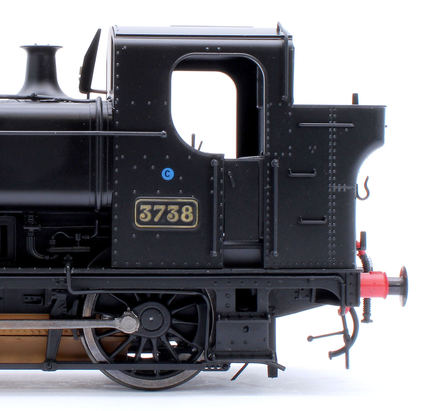 Class 87xx Pannier GWR Black 3738 - Steam Tank Locomotive - Sound Fitted