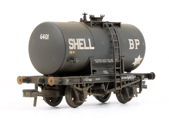Pre-Owned 20T Anchor-Mounted Tank Wagon 'Shell BP' (Custom Weathered)