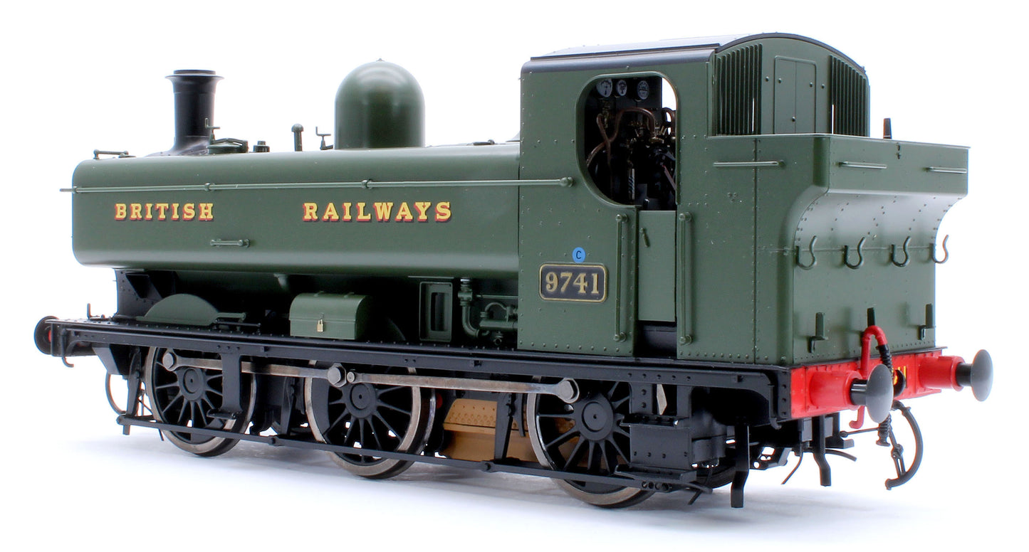 Class 87xx Pannier 'British Railways' GWR Green 5741 - Steam Tank Locomotive - DCC Fitted