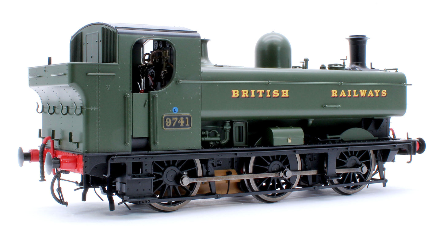 Class 87xx Pannier 'British Railways' GWR Green 5741 - Steam Tank Locomotive - DCC Fitted