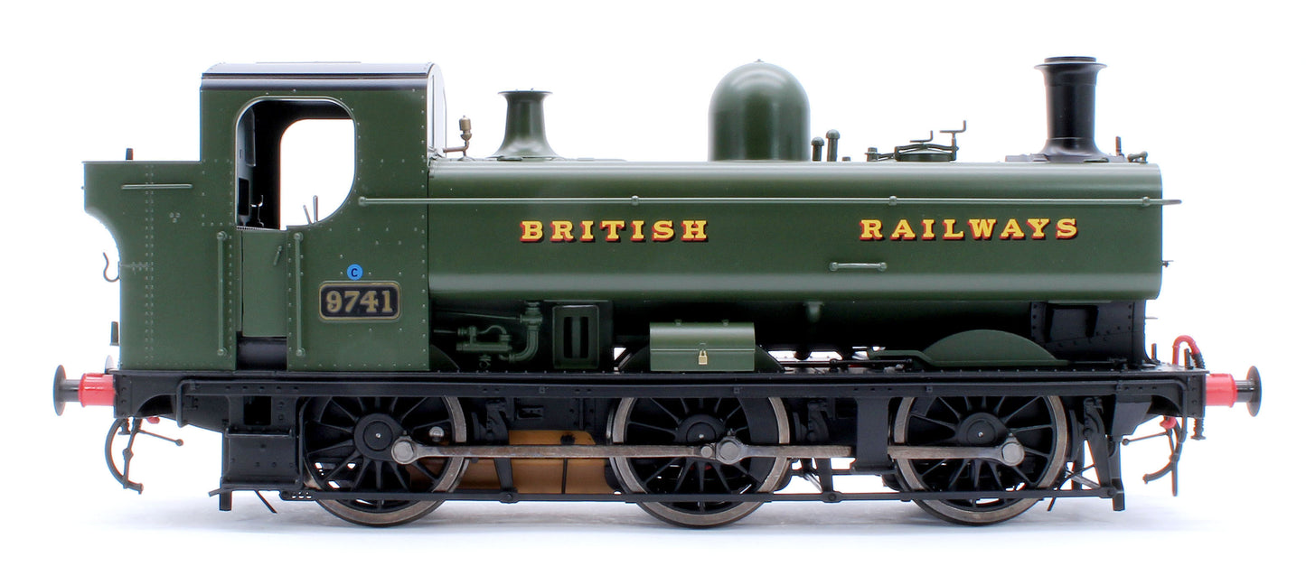 Class 87xx Pannier 'British Railways' GWR Green 5741 - Steam Tank Locomotive - DCC Fitted