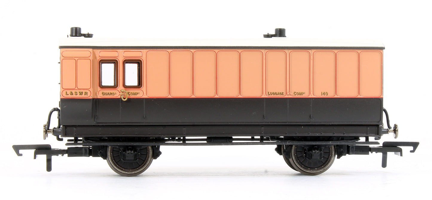 Pre-Owned L&SWR 4 Wheel Brake Baggage Coach No.140