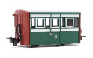 Ffestiniog Railway 'Bug Box' 4 Wheel Coach 3rd Class Early Preservation Livery
