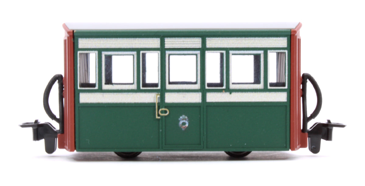 Bug Box Coach Peco GR556A Ffestiniog Railway 'Bug Box' 4 Wheel – Rails