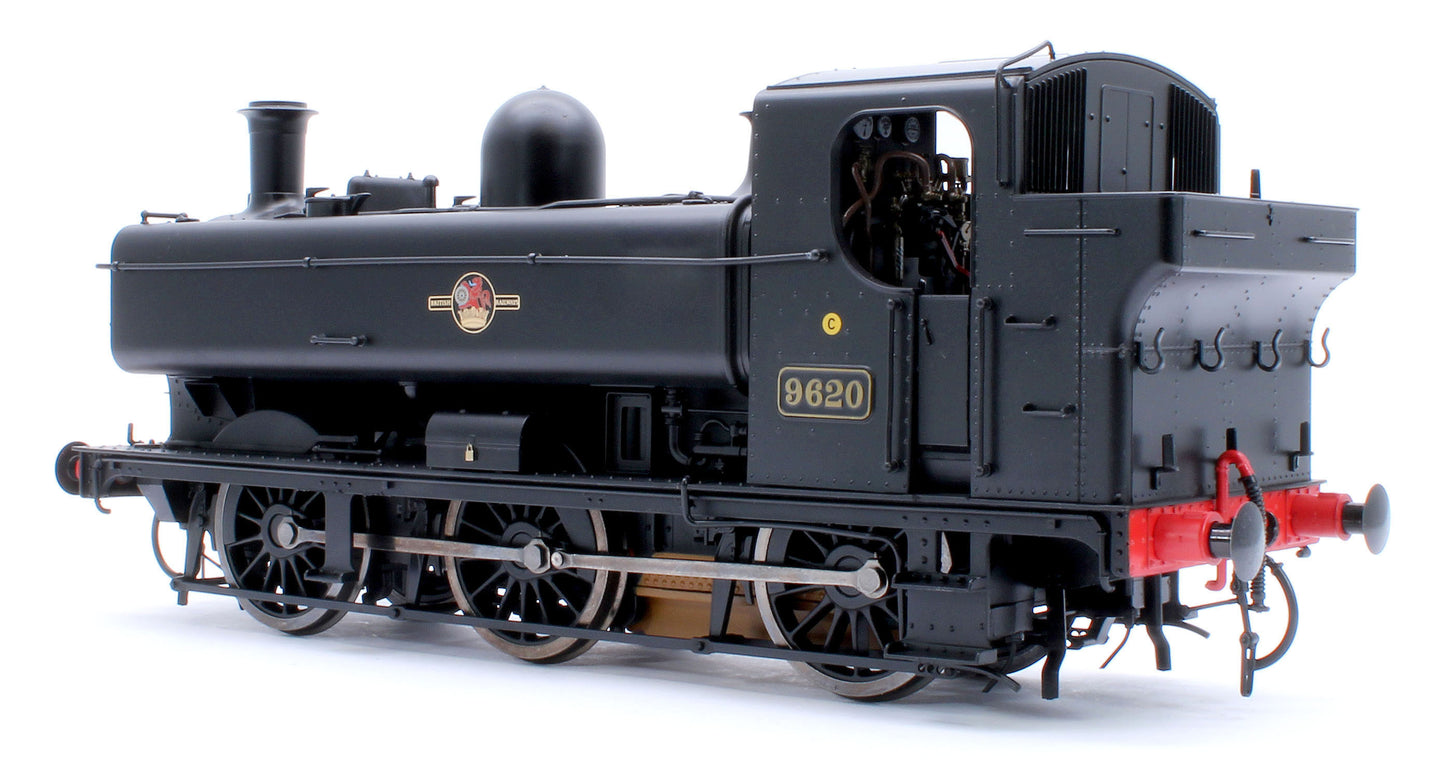 Class 57xx Pannier BR Black Late Crest 9620 - Steam Tank Locomotive - Sound Fitted