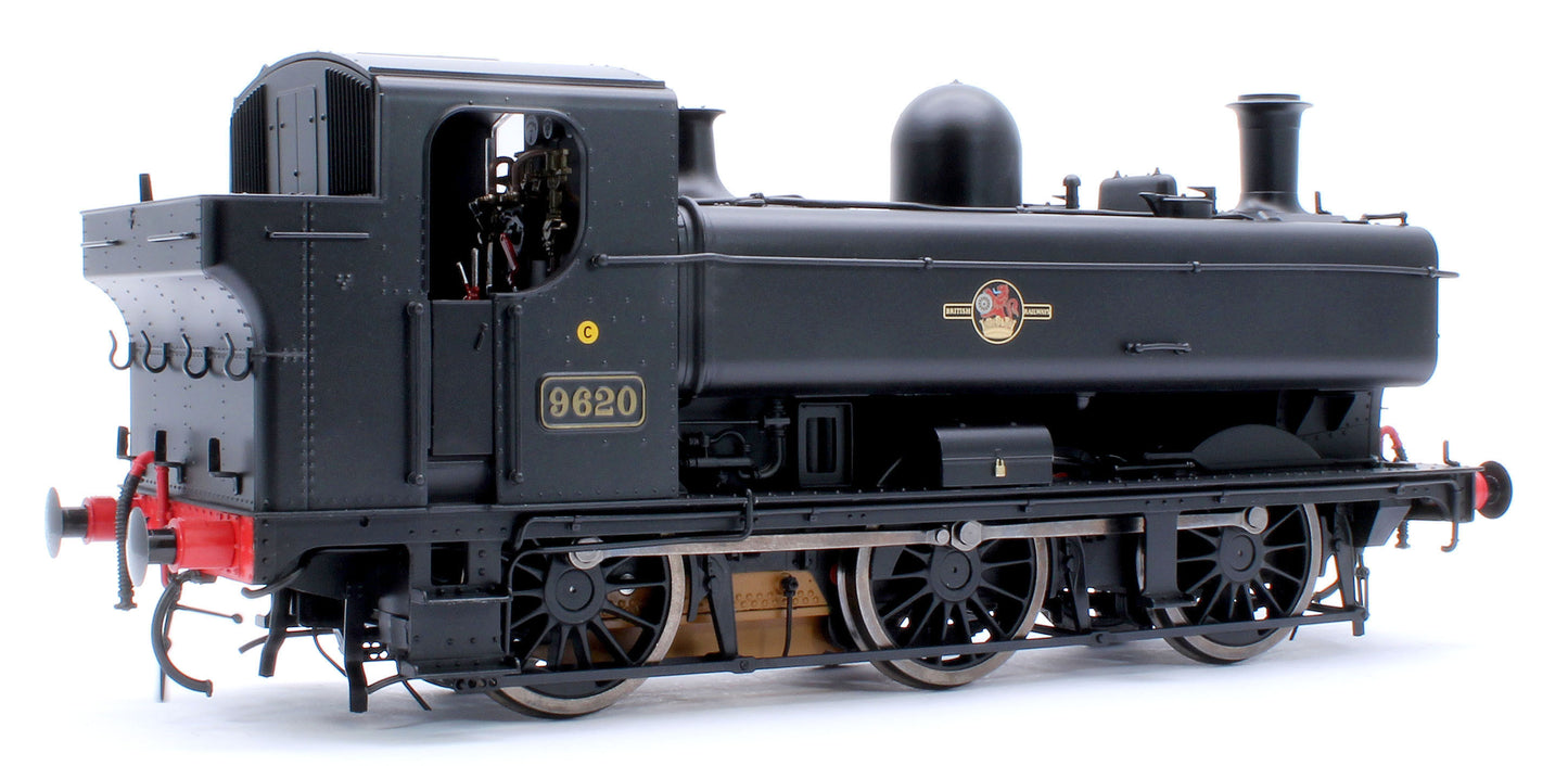 Class 57xx Pannier BR Black Late Crest 9620 - Steam Tank Locomotive - Sound Fitted