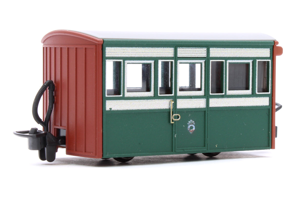 Bug Box Coach Peco GR556A Ffestiniog Railway 'Bug Box' 4 Wheel – Rails