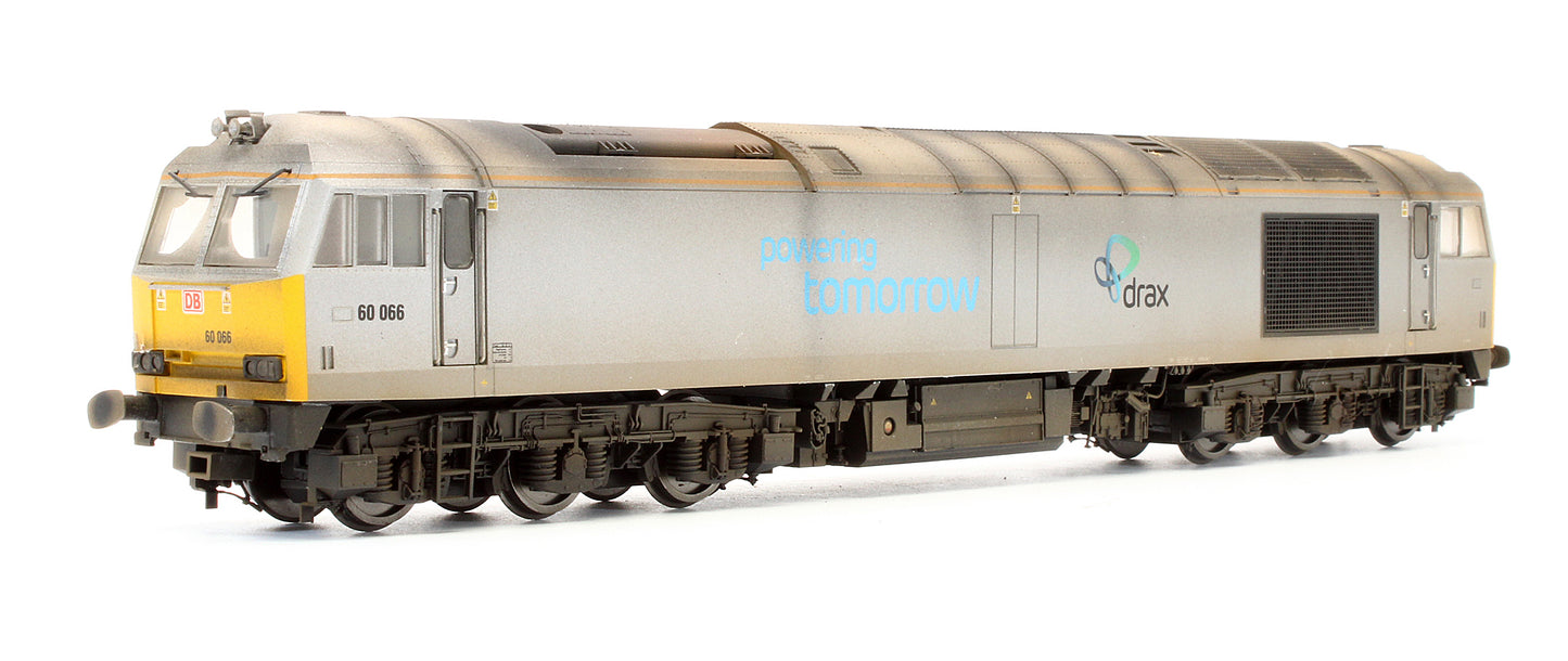 Pre-Owned DRAX Class 60066 Diesel Locomotive - Custom Weathered - DCC Fitted