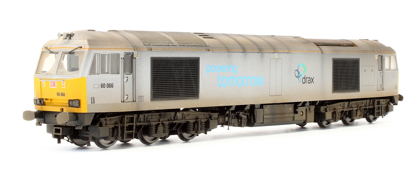 Pre-Owned DRAX Class 60066 Diesel Locomotive - Custom Weathered - DCC Fitted