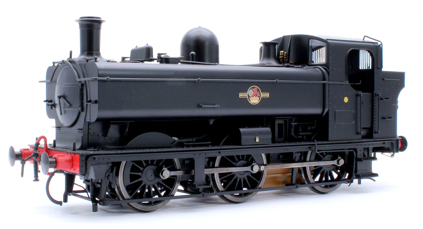 Class 57xx Pannier BR Black Late Crest Unnumbered - Steam Tank Locomotive