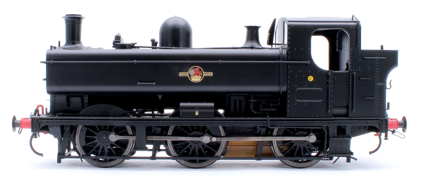Class 57xx Pannier BR Black Late Crest Unnumbered - Steam Tank Locomotive