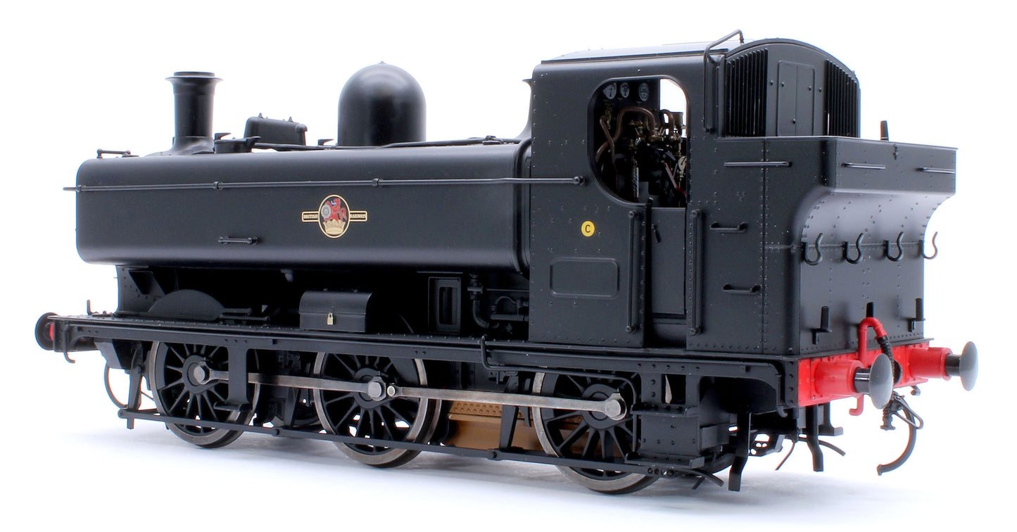 Class 57xx Pannier BR Black Late Crest Unnumbered - Steam Tank Locomotive