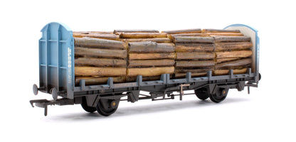 Pre-Owned BR OTA Timber Wagon 'Kronospan' Blue No.200728 - Weathered