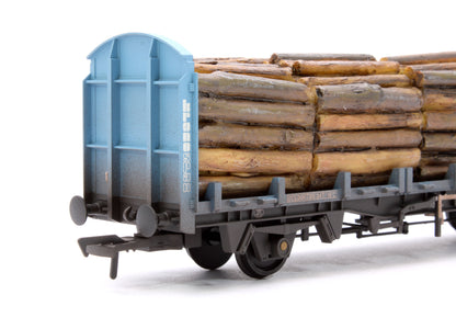 BR OTA Timber Wagon 'Kronospan' Blue No.200728 - Weathered