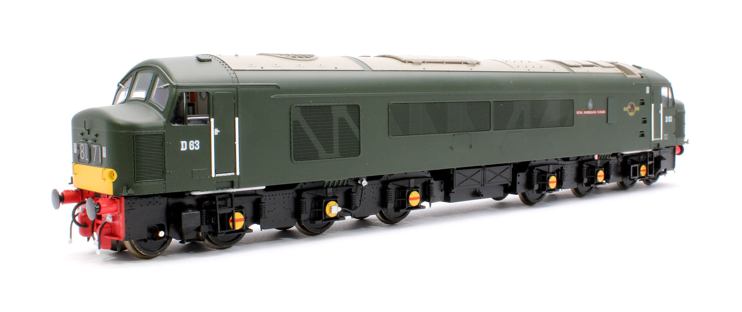 Pre-Owned 45102 Class 45/0 'Royal Inniskilling Fusilier' D63 BR Economy Green (small yellow panel) Diesel Locomotive