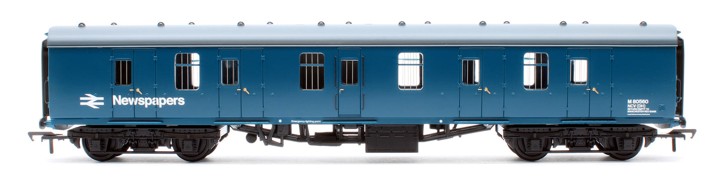 BR Mk1 NCV (Ex-BG) Brake Gangwayed BR Blue (Newspapers) M80560